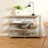 miljoe-seaford-reol-i-gr-melamin-stel-i-gr-stl-med-asymmetrisk-opstning-vendb-0000108319-1 Seaford Reol Grå Melamin Stel Grå