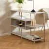 miljoe-seaford-reol-i-gr-melamin-stel-i-gr-stl-med-asymmetrisk-opstning-vendb-0000108319-2 Seaford Reol Grå Melamin Stel Grå