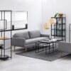 Seaford Reol Sort Ask Mdf Asymmetrisk