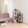 miljoe-seaford-reol-i-vild-eg-mdf-stel-i-sort-stl-fra-actona-bdh-35x37x825-cm-0000080036-1 Seaford Reol Vild Eg Mdf Stel
