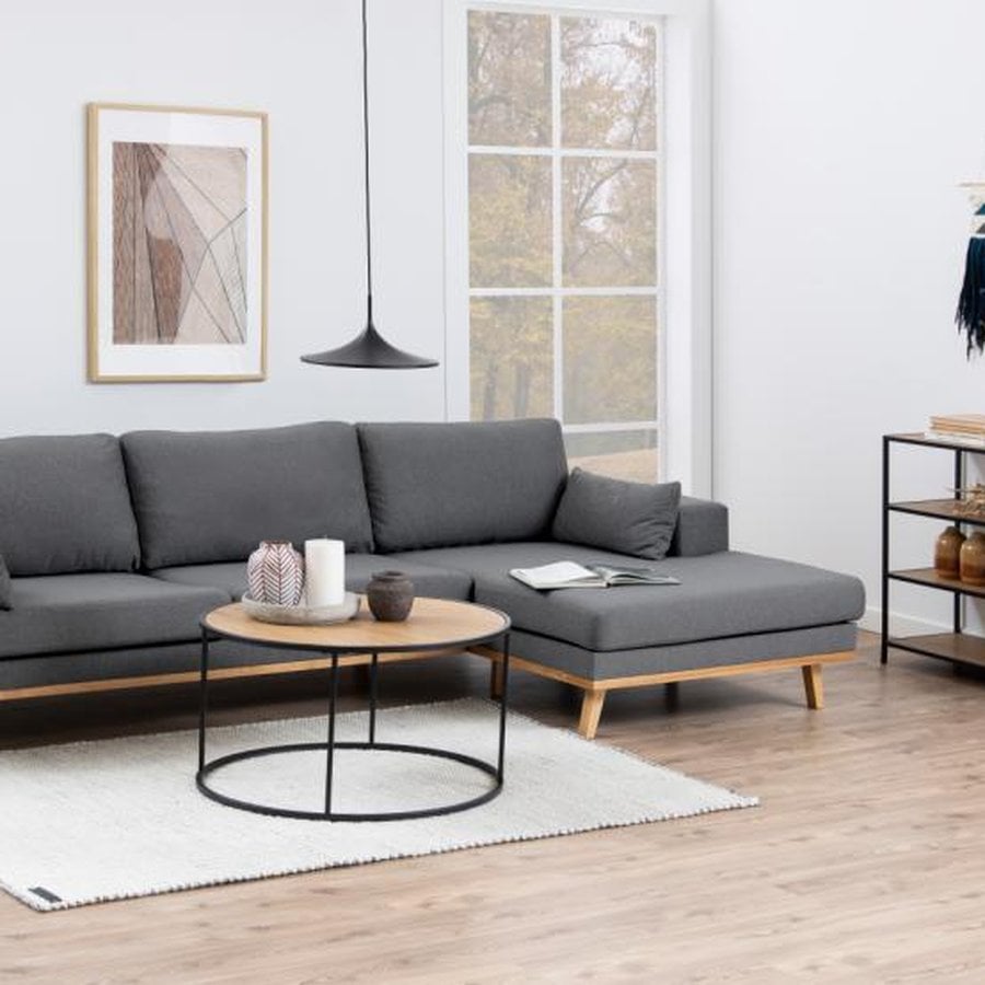 Seaford Sofabord Vild Eg Egetræ Stel