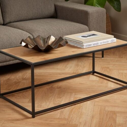 Seaford Sofabord Vild Eg Egetræ Stel