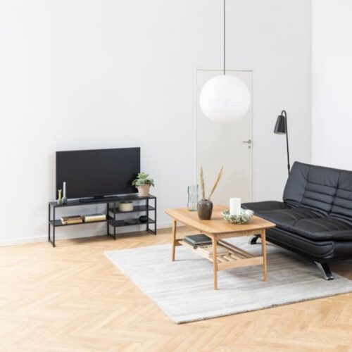 Seaford Tv Bord Sort Ask Melamin