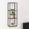 miljoe-seaford-vghylde-i-vild-eg-egetr-ramme-i-sort-stl-fra-actona-bdh-24x37x-0000079420-1 Seaford Væghylde Vild Eg Egetræ Ramme