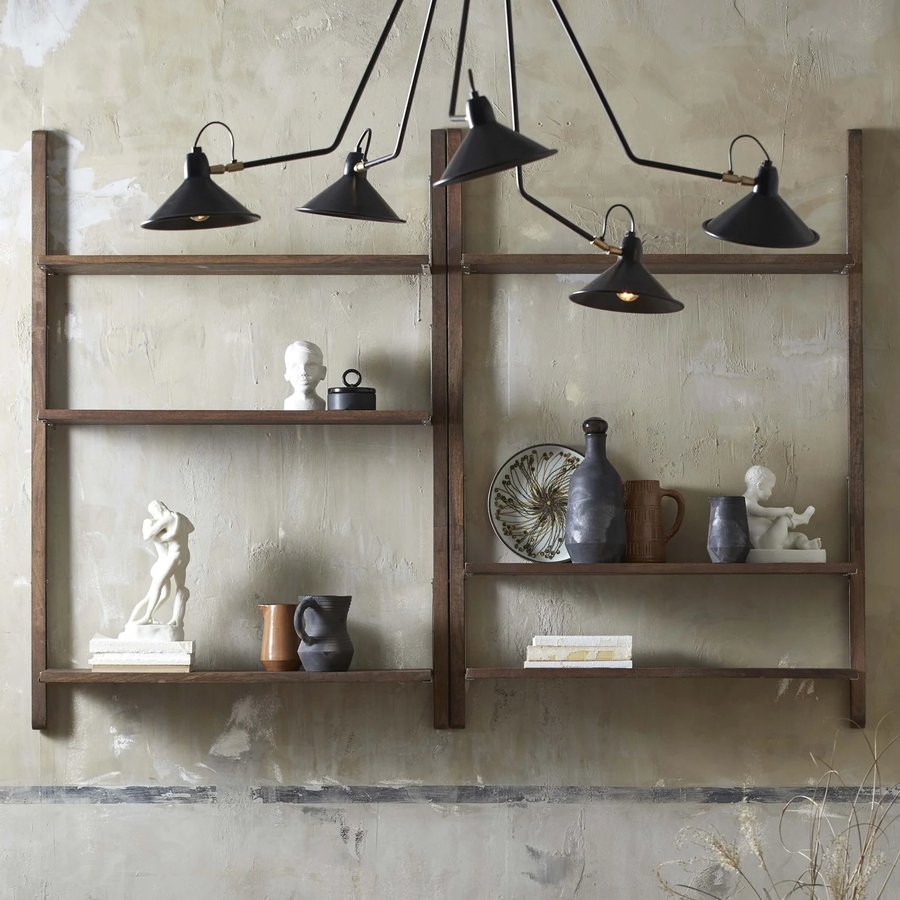 SINCA Hylde i Mangotræ fra Nordal | 3 Hylder | 86x20x126 cm hos uniquebeds, home & living - Billede 3