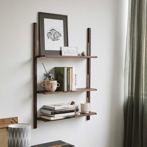 SINCA Hylde i Mangotræ fra Nordal | 3 Hylder | 86x20x126 cm hos uniquebeds, home & living - Billede 4