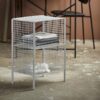 TUO Sidebord i Hvidlakeret Metal fra Nordal | 40x30x60 cm hos uniquebeds, home & living - Billede 4