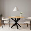 miljoe-vivi-spisebordsstol-i-sand-stof-med-armln-og-stel-i-sort-stl-fra-acton-0000112426-2 Vivi Spisebordsstol Sand Stof Armlæn Stel