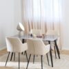 miljoe-wicklow-spisebordsst-i-gr-keramik-beige-stof-stel-i-mat-sort-stl-fra-a-H000025045-1 Wicklow Spisebordssæt Grå Keramik Beige Stof