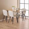 miljoe-wilma-spisebord-i-vild-eg-melamin-stel-i-mat-sort-stl-fra-actona-bdh-1-H000019342-1 Wilma Spisebord Vild Eg Melamin Stel