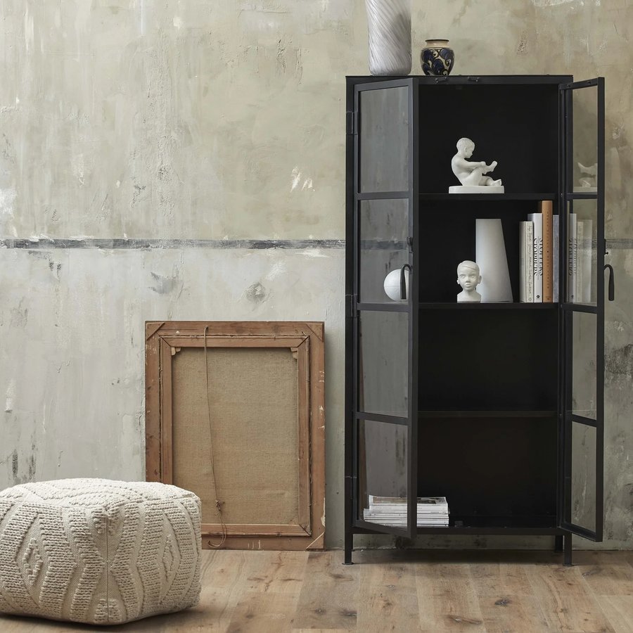 miljoe-wular-puf-i-rhvid-bomuld-med-mnster-fra-nordal-50x50x38-cm-hos-uniqueb-6 WULAR Puf i Råhvid Bomuld med Mønster fra Nordal | 50x50x38 cm hos uniquebeds, home & living - Billede 6