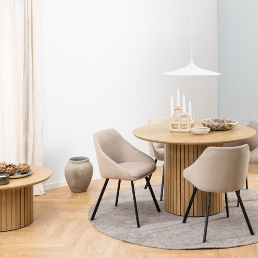 Yale Spisebord Vild Eg Melamin Lamel