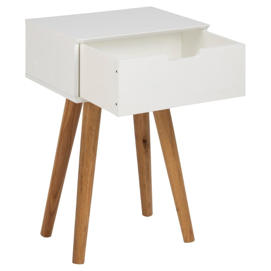 Mitra Natbord Hvid Mdf Stel Eg