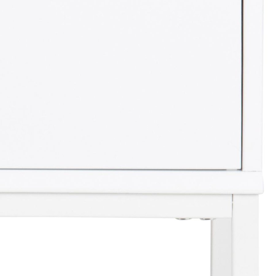 Mitra Natbord Hvid Mdf Stel Hvid