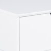 Mitra Natbord Hvid Mdf Stel Hvid
