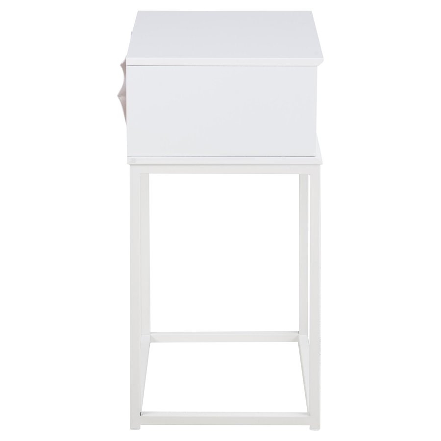 Mitra Natbord Hvid Mdf Stel Hvid