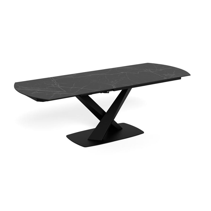 Morella Spisebord Mat Sort Perla Keramik