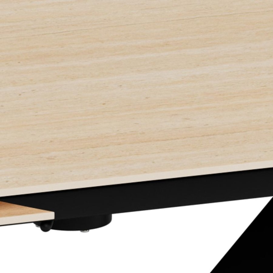 Morella Spisebord Sand Keramik Stel Mat