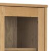 Nagano Vitrine Eg Egetræ Klar Glas