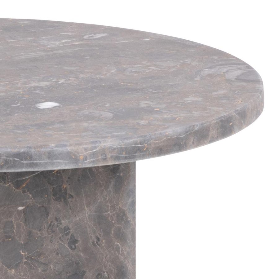 Naxos Hjørnebord Mat Brun Marron Marmor