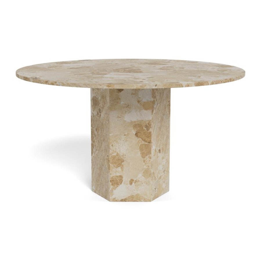 Naxos Spisebord Latte Marmor Actona Cm