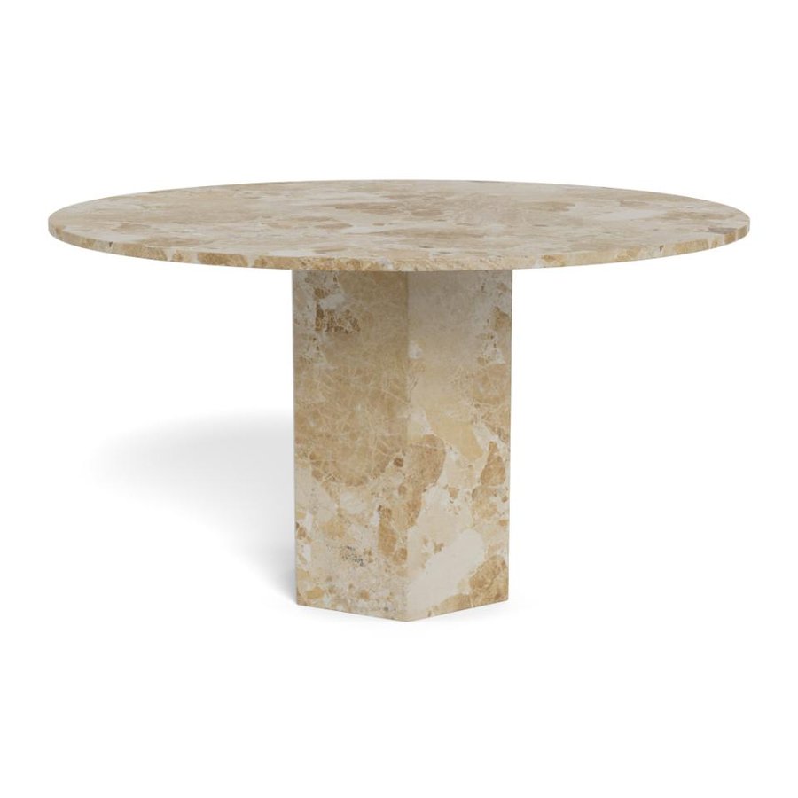 Naxos Spisebord Latte Marmor Actona Cm