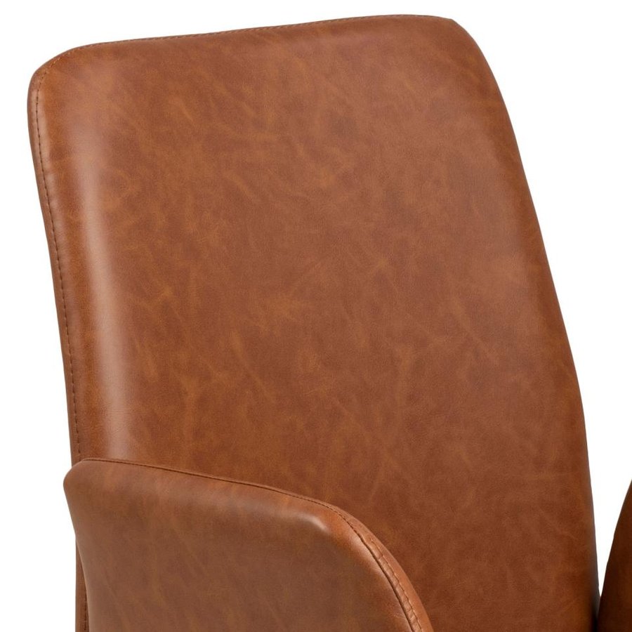 naya-spisebordsstol-i-cognac-pu-retro-med-armln-og-stel-i-sort-stl-fra-0000082020-5 Naya Spisebordsstol Cognac Pu Retro Armlæn