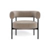 Oakfield Lounge Stol Beige Stof Armlæn