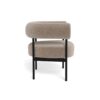 Oakfield Lounge Stol Beige Stof Armlæn