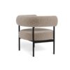 Oakfield Lounge Stol Beige Stof Armlæn