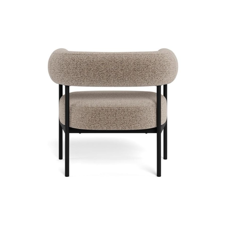 Oakfield Lounge Stol Beige Stof Armlæn