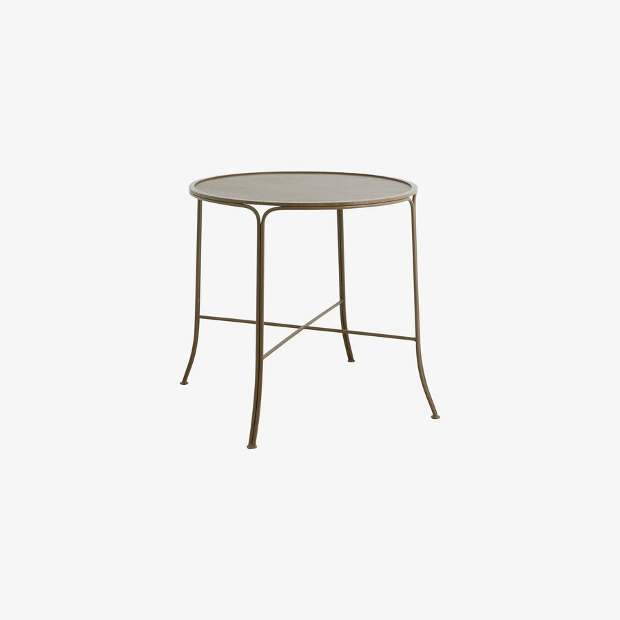 OLIVO Havebord i Grøn Metal fra Nordal | Ø75x74 cm hos uniquebeds, home & living - Billede 1