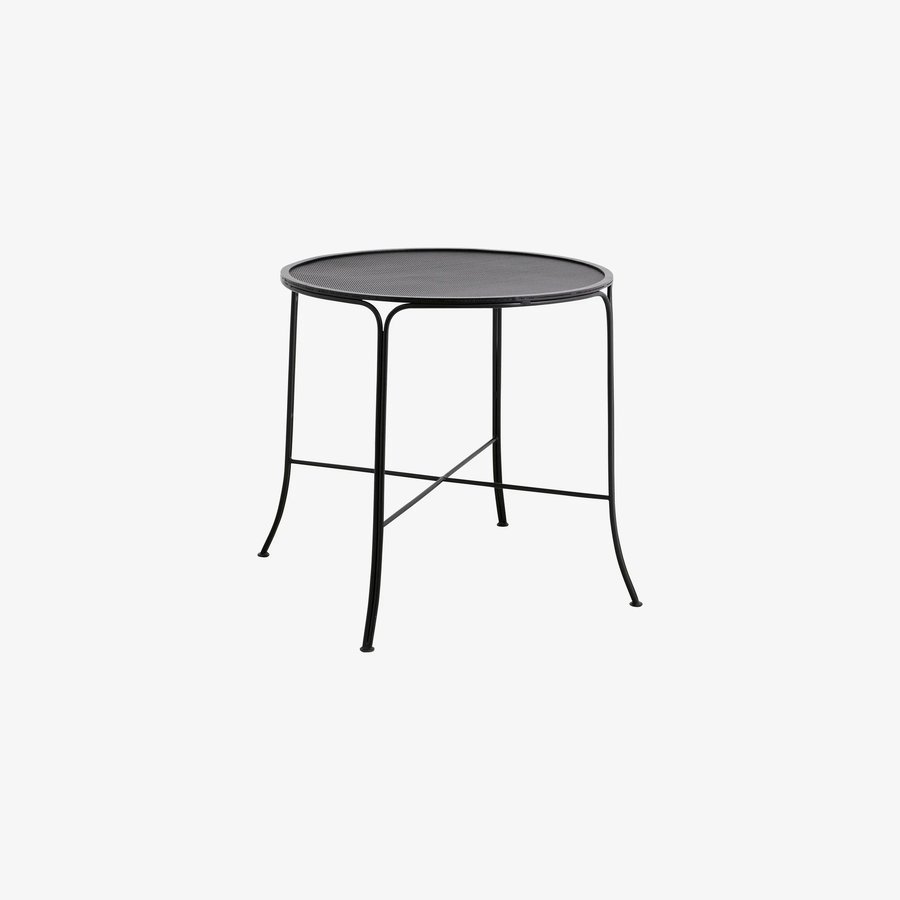 OLIVO Havebord i Sort Metal fra Nordal | Ø75x74 cm hos uniquebeds, home & living - Billede 1
