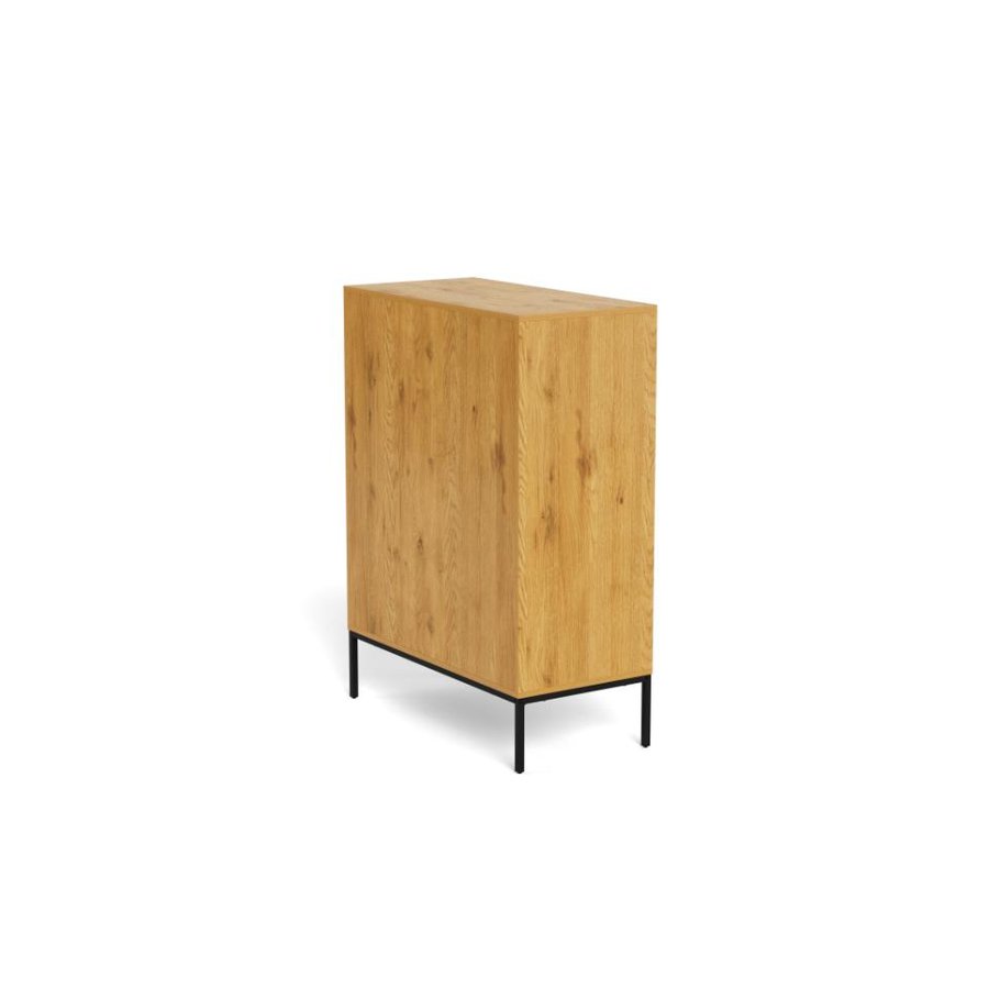 Palmdale Kommode Mat Vild Eg Melamin