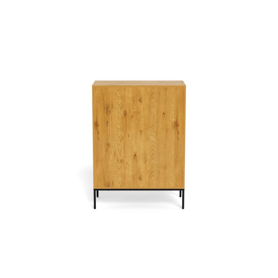 Palmdale Kommode Mat Vild Eg Melamin