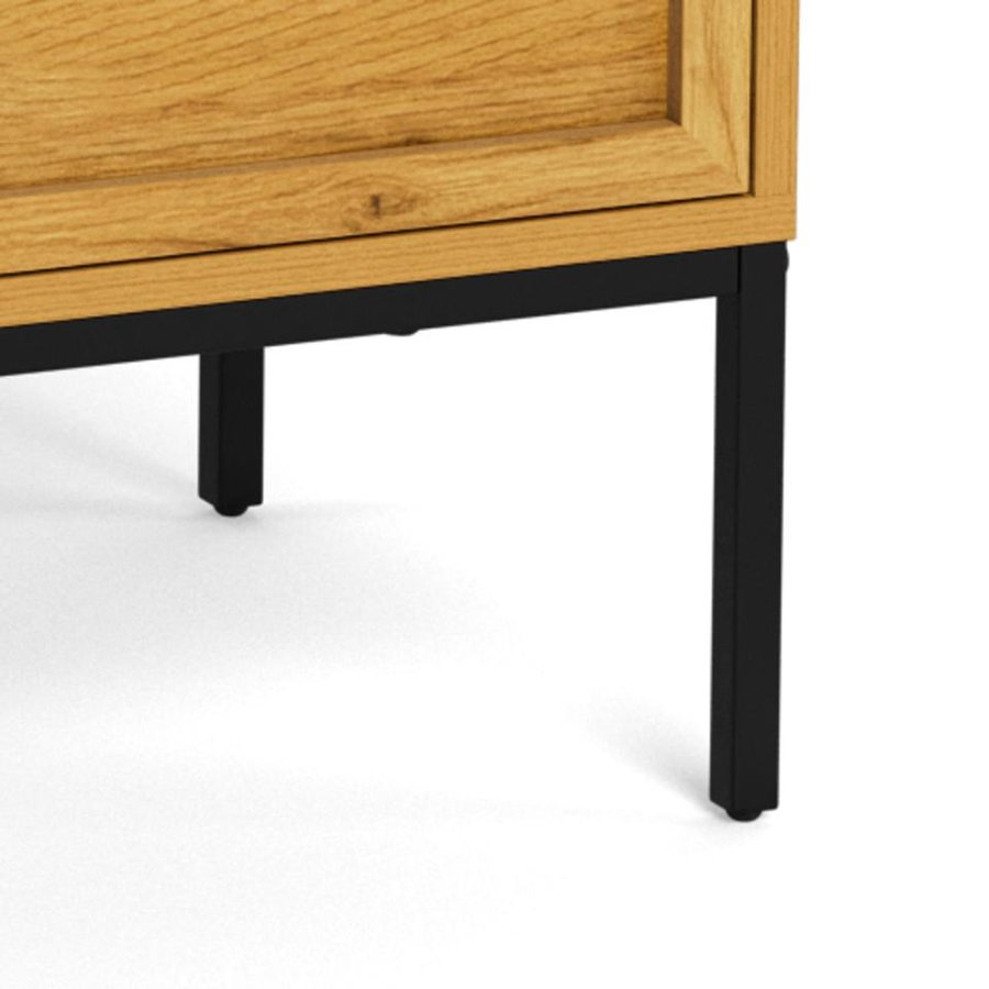 Palmdale Kommode Mat Vild Eg Melamin
