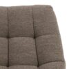 Paris Hvilestol Taupe Stof Drejefunktion Stel