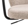 Patricia Skrivebordsstol Beige Stof Armlæn Stjernet