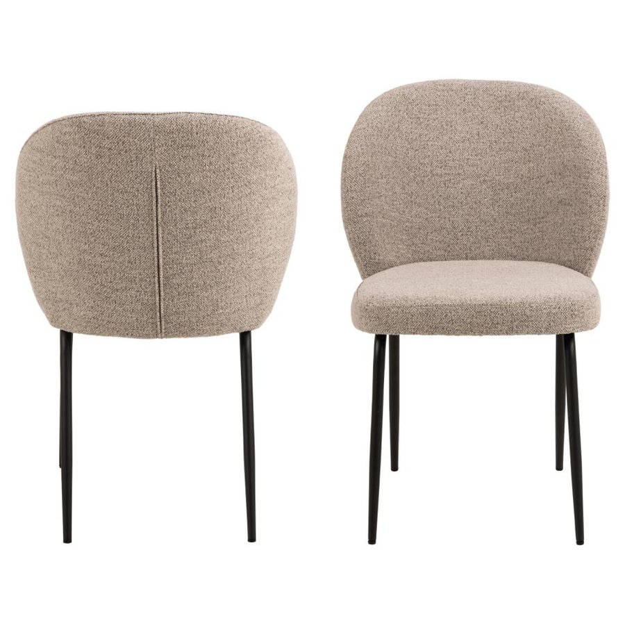 patricia-spisebordsstol-i-beige-stof-med-lynls-og-stel-i-sort-stl-fra-0000097828-5 Patricia Spisebordsstol Beige Stof Lynlås Stel