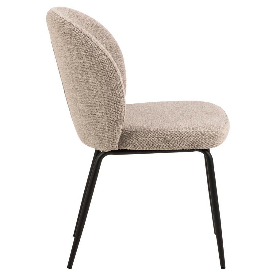 patricia-spisebordsstol-i-beige-stof-med-lynls-og-stel-i-sort-stl-fra-0000097828-6 Patricia Spisebordsstol Beige Stof Lynlås Stel