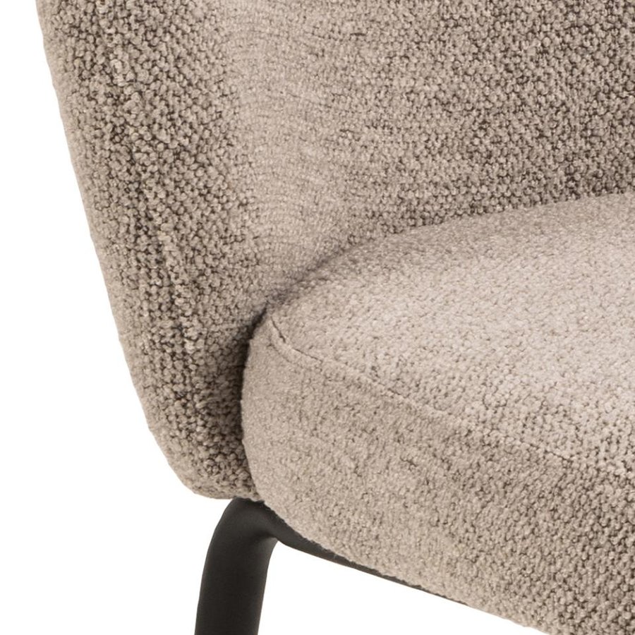 patricia-spisebordsstol-i-beige-stof-med-lynls-og-stel-i-sort-stl-fra-0000097828-7 Patricia Spisebordsstol Beige Stof Lynlås Stel