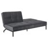 Perugia Sovesofa Mørkegrå Stof Click Clack