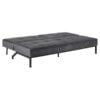 Perugia Sovesofa Mørkegrå Stof Click Clack