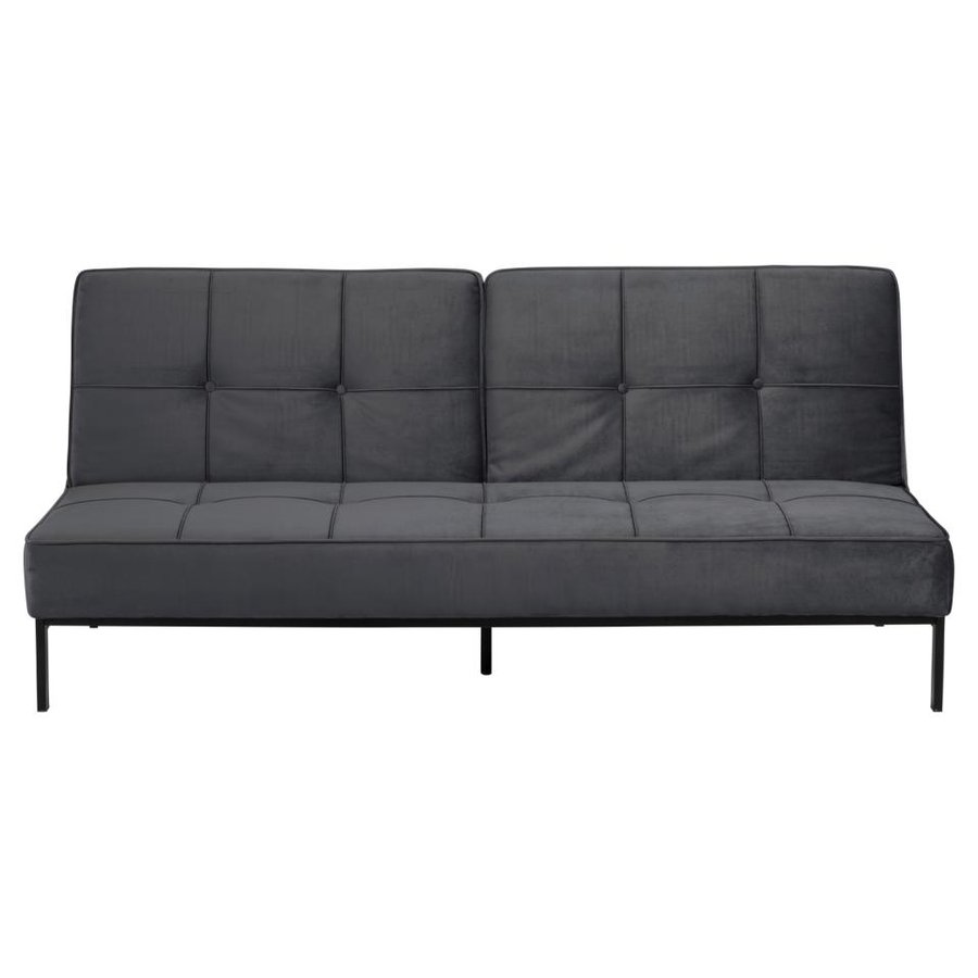 Perugia Sovesofa Mørkegrå Stof Click Clack