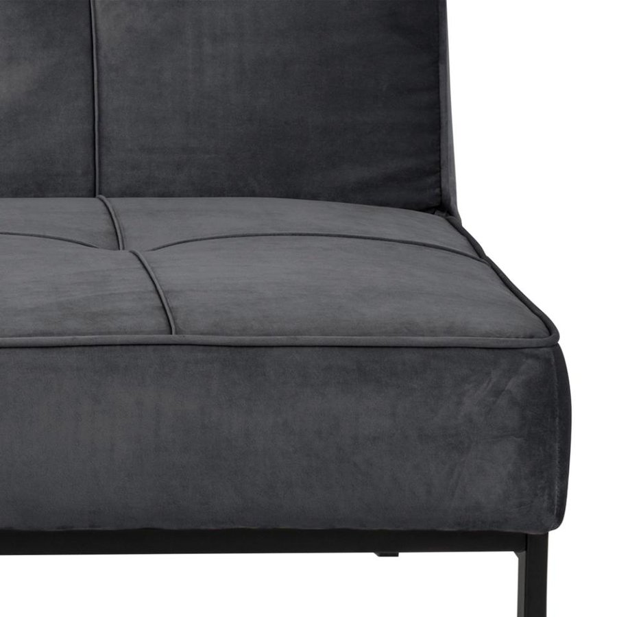 Perugia Sovesofa Mørkegrå Stof Click Clack
