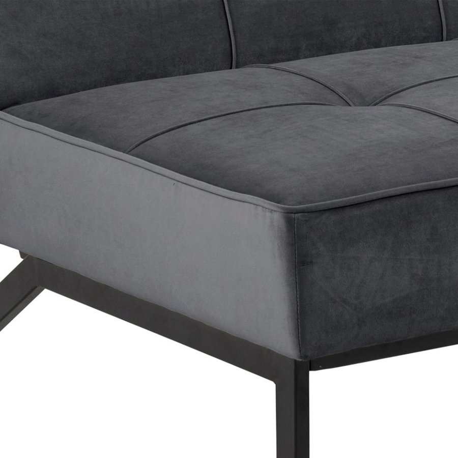 Perugia Sovesofa Mørkegrå Stof Click Clack