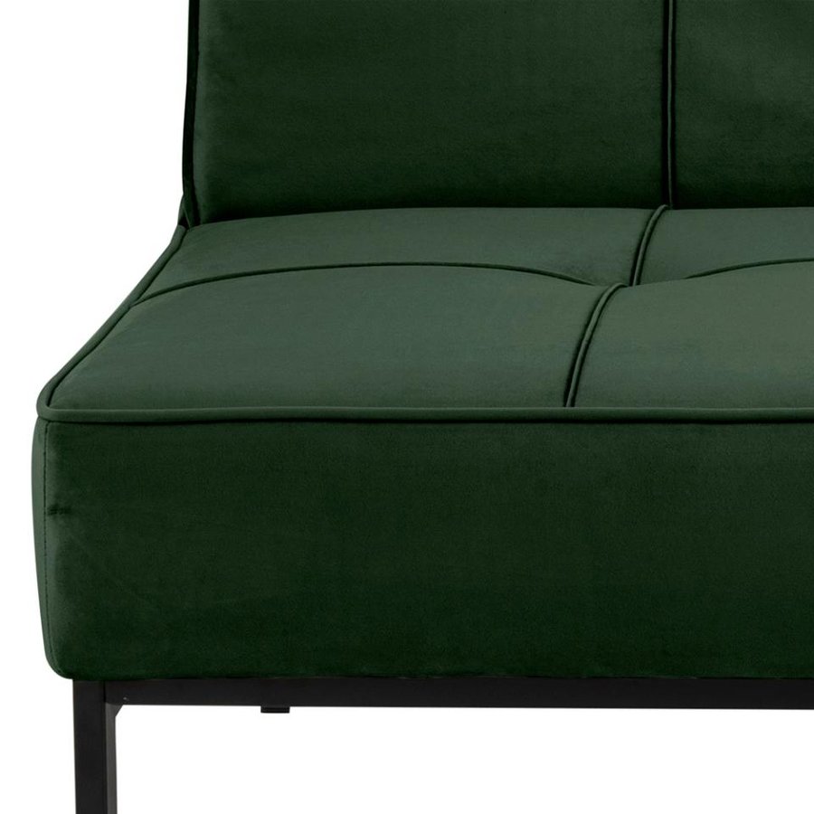 Perugia Sovesofa Skovgrøn Stof Click Clack