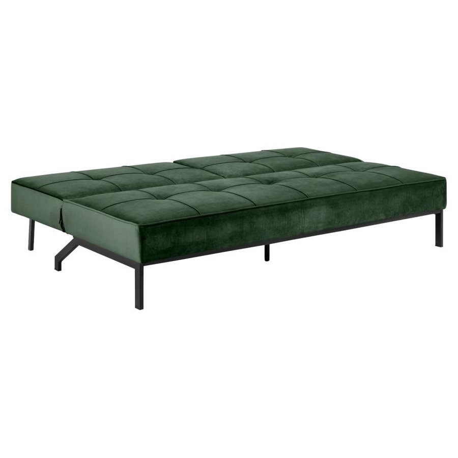 Perugia Sovesofa Skovgrøn Stof Click Clack