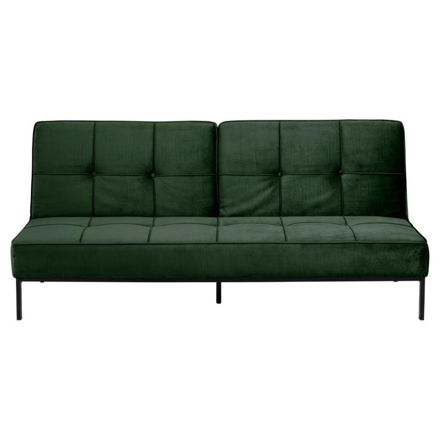 Perugia Sovesofa Skovgrøn Stof Click Clack