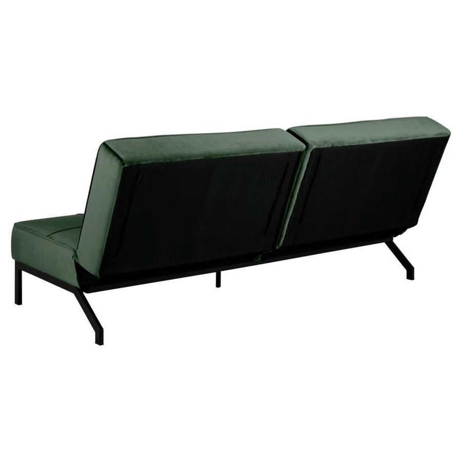 Perugia Sovesofa Skovgrøn Stof Click Clack